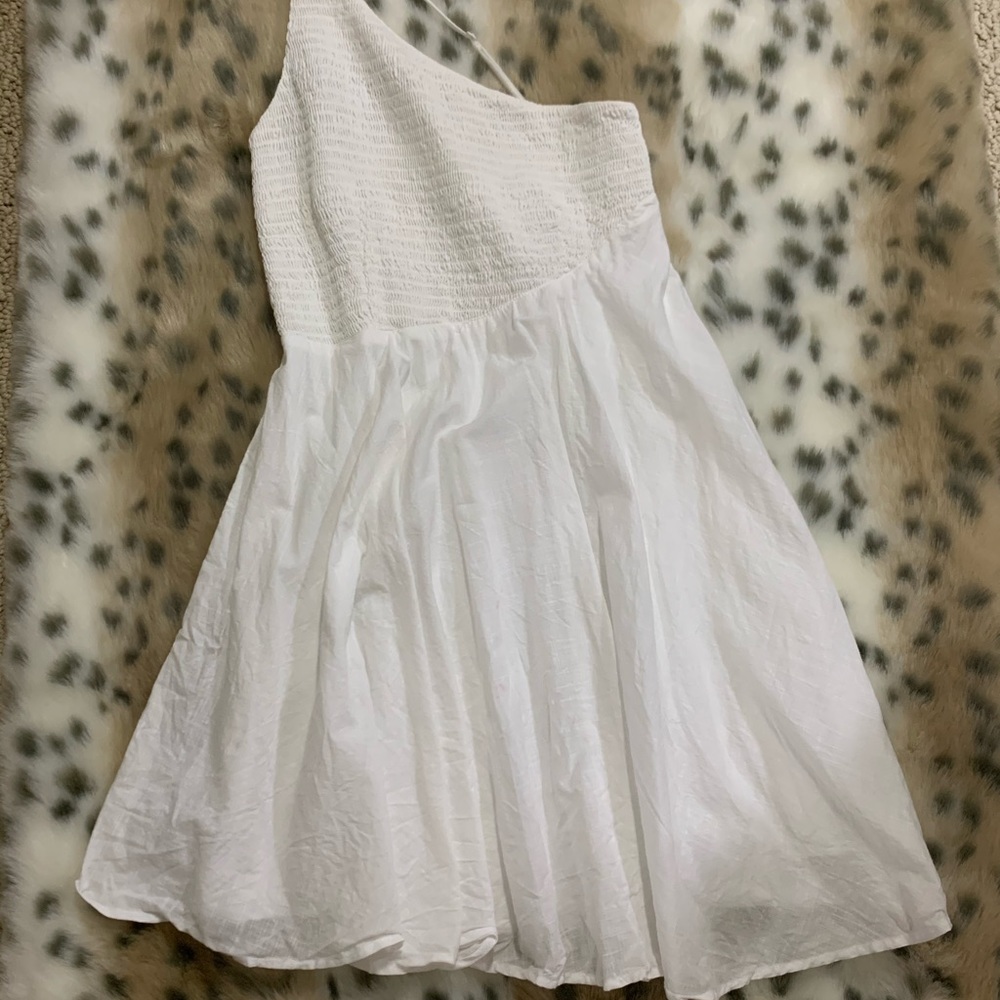Urban Outfitters One shoulder Smocked Dress